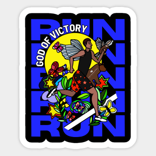 The God Of Victory Sticker